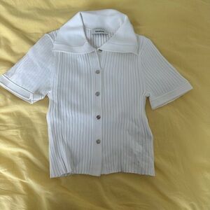 ❌SOLD. Sandro white Polo Shirt